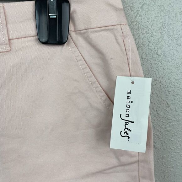 NWT Maison Jules Essential Pink Shorts Size 8 - Picture 2 of 7